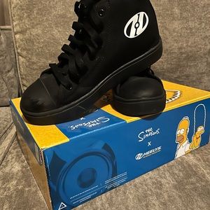 Heelys Hustle X The Simpsons Roller Skate Shoes Kids Youth Size 7